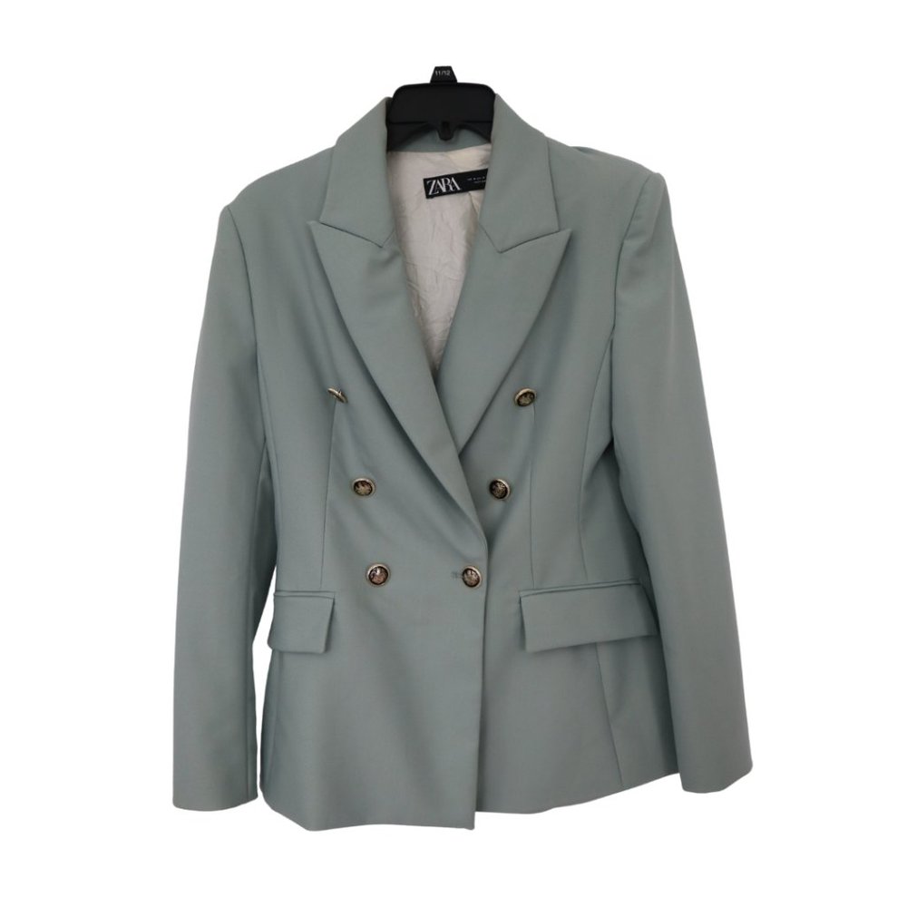 Zara Dusty Blue Blazer
